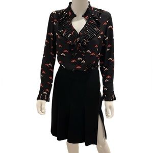 Ann Taylor elegant pleated top